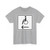 Zusatzzeichen 1000-13 - Rollstuhlfahrer Sinnbild Pfeil linksweisend StVO 1992 (Germany) (Road Sign) T-Shirt