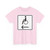 Zusatzzeichen 1000-13 - Rollstuhlfahrer Sinnbild Pfeil linksweisend StVO 1992 (Germany) (Road Sign) T-Shirt