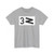Zusatztafel - drei scharfe Kurven folgen StVO 1936 (Germany) (Road Sign) T-Shirt