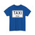 Zusatzschild 858 - Taxi frei 750x500 StVO (Germany) (Road Sign) T-Shirt