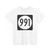 Iowa 991 (Iowa) (Road Sign) T-Shirt
