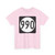 Iowa 990 (Iowa) (Road Sign) T-Shirt