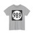 Iowa 989 (Iowa) (Road Sign) T-Shirt