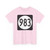 Iowa 983 (Iowa) (Road Sign) T-Shirt
