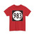Iowa 983 (Iowa) (Road Sign) T-Shirt