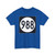 Iowa 988 (Iowa) (Road Sign) T-Shirt