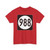 Iowa 988 (Iowa) (Road Sign) T-Shirt