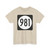 Iowa 981 (Iowa) (Road Sign) T-Shirt