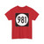 Iowa 981 (Iowa) (Road Sign) T-Shirt