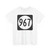 Iowa 967 (Iowa) (Road Sign) T-Shirt