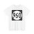 Iowa 960 (Iowa) (Road Sign) T-Shirt