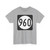 Iowa 960 (Iowa) (Road Sign) T-Shirt
