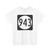 Iowa 943 (Iowa) (Road Sign) T-Shirt