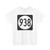Iowa 938 (Iowa) (Road Sign) T-Shirt