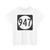 Iowa 947 (Iowa) (Road Sign) T-Shirt