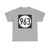 Iowa 963 (Iowa) (Road Sign) T-Shirt