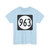 Iowa 963 (Iowa) (Road Sign) T-Shirt