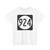 Iowa 924 (Iowa) (Road Sign) T-Shirt