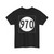 Iowa 970 (Iowa) (Road Sign) T-Shirt