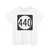 Iowa 440 (Iowa) (Road Sign) T-Shirt