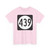 Iowa 439 (Iowa) (Road Sign) T-Shirt