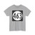 Iowa 463 (Iowa) (Road Sign) T-Shirt