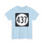 Iowa 437 (Iowa) (Road Sign) T-Shirt