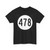 Iowa 478 (Iowa) (Road Sign) T-Shirt