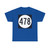 Iowa 478 (Iowa) (Road Sign) T-Shirt