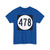 Iowa 478 (Iowa) (Road Sign) T-Shirt