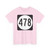 Iowa 478 (Iowa) (Road Sign) T-Shirt