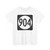 Iowa 904 (Iowa) (Road Sign) T-Shirt