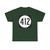 Iowa 412 (Iowa) (Road Sign) T-Shirt
