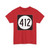 Iowa 412 (Iowa) (Road Sign) T-Shirt