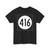 Iowa 416 (Iowa) (Road Sign) T-Shirt