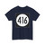 Iowa 416 (Iowa) (Road Sign) T-Shirt