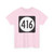 Iowa 416 (Iowa) (Road Sign) T-Shirt