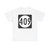 Iowa 409 (Iowa) (Road Sign) T-Shirt