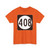 Iowa 408 (Iowa) (Road Sign) T-Shirt