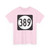 Iowa 389 (Iowa) (Road Sign) T-Shirt