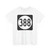 Iowa 388 (Iowa) (Road Sign) T-Shirt