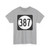 Iowa 387 (Iowa) (Road Sign) T-Shirt