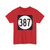 Iowa 387 (Iowa) (Road Sign) T-Shirt