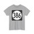 Iowa 386 (Iowa) (Road Sign) T-Shirt