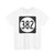 Iowa 382 (Iowa) (Road Sign) T-Shirt