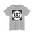 Iowa 382 (Iowa) (Road Sign) T-Shirt