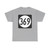 Iowa 369 (Iowa) (Road Sign) T-Shirt