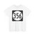 Iowa 356 (Iowa) (Road Sign) T-Shirt