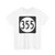 Iowa 355 (Iowa) (Road Sign) T-Shirt