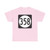 Iowa 358 (Iowa) (Road Sign) T-Shirt